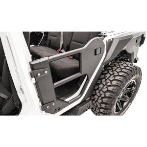 Fab Fours - Fab Fours JL1033-1 Rear Half Tube Door for Jeep Wrangler JL 2018-2022 - Image 1