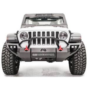 Fab Fours - Fab Fours JL18-D4652-1 Vengeance Front Bumper with Pre-Runner Guard and Sensor Holes for Jeep JL 2018-2023 - Image 1