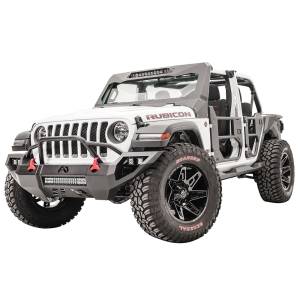 Fab Fours - Fab Fours JL18-D4652-1 Vengeance Front Bumper with Pre-Runner Guard and Sensor Holes for Jeep JL 2018-2023 - Image 2
