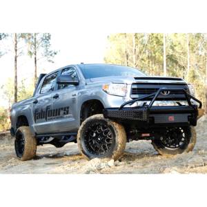 Fab Fours - Fab Fours DR09-K2462-1 Black Steel Front Bumper with Pre-Runner Guard for Dodge Ram 1500 2009-2012 - Image 4