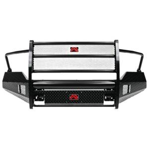 Fab Fours DR13-K2960-1 Black Steel Front Bumper with Full Grille Guard for Dodge Ram 1500 2013-2018