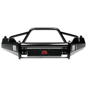 Fab Fours DR13-K2962-1 Black Steel Front Bumper with Pre-Runner Guard for Dodge Ram 1500 2013-2018