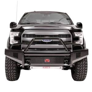 Fab Fours - Fab Fours FF09-K1962-1 Black Steel Front Bumper with Pre-Runner Guard for Ford F150 2009-2014 - Image 2
