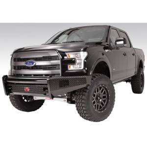 Fab Fours - Fab Fours FF15-K3251-1 Black Steel Front Bumper for Ford F150 2015-2017 - Image 2