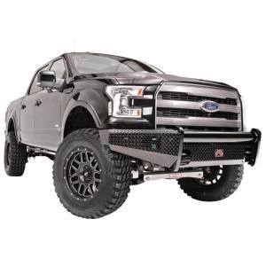 Fab Fours - Fab Fours FF15-K3251-1 Black Steel Front Bumper for Ford F150 2015-2017 - Image 3
