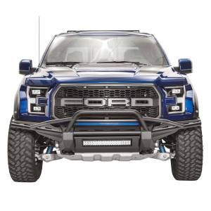 Truck Bumpers - Fab Fours Aero - Fab Fours - Fab Fours FF17-D4372-1 Aero Front Bumper with Pre-Runner Guard for Ford Raptor 2017-2022