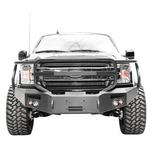 Fab Fours - Fab Fours FF18-H4550-1 Premium Winch Front Bumper with Grille Guard for Ford F150 2018-2020 - Image 2