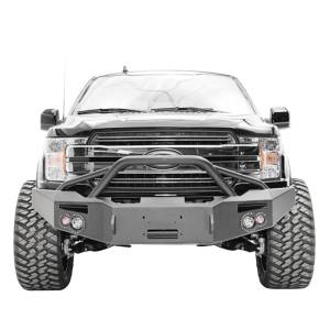 Fab Fours - Fab Fours FF18-H4552-1 Premium Winch Front Bumper with Pre-Runner Guard for Ford F150 2018-2020 - Image 2