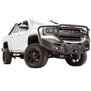 Fab Fours - Fab Fours GS16-F3950-1 Premium Winch Front Bumper with Full Guard and Sensor Holes for GMC Sierra 1500 2016-2018 - Image 2