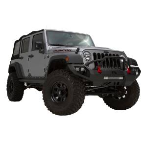 Fab Fours - Fab Fours JK07-D1852-1 Vengeance Front Bumper with Pre-Runner Guard and Sensor Holes for Jeep Wrangler JK 2007-2018 - Image 2