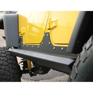 Fab Fours - Fab Fours JK07-G1250-1 4 Door Unlimited Rock Sliders for Jeep Wrangler JK 2007-2018 - Image 3