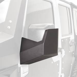 Fab Fours JK3001-1 Front Door Skin Mirror Guard for Jeep Wrangler JK 2007-2018