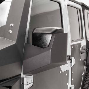 Fab Fours - Fab Fours JK3001-1 Front Door Skin Mirror Guard for Jeep Wrangler JK 2007-2018 - Image 3