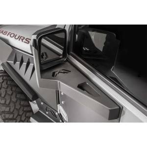 Fab Fours - Fab Fours JK3001-1 Front Door Skin Mirror Guard for Jeep Wrangler JK 2007-2018 - Image 4