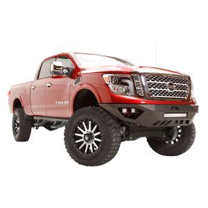 Fab Fours - Fab Fours NT16-D3751-1 Vengeance Front Bumper with Sensor Holes for Nissan Titan XD 2016-2021 - Image 2