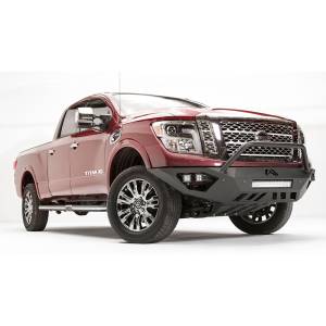 Fab Fours - Fab Fours NT16-D3752-1 Vengeance Front Bumper with Pre-Runner Guard and Sensor Holes for Nissan Titan XD 2016-2021 - Image 3