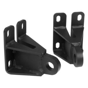 Exterior Accessories - Shackle/D-Rings - Fab Fours - Fab Fours QRING-1 Black Steel Elite D-Ring Mount Pair