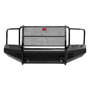 Fab Fours - Fab Fours TT07-K1860-1 Black Steel Front Bumper with Full Grille Guard for Toyota Tundra 2007-2013 - Image 1