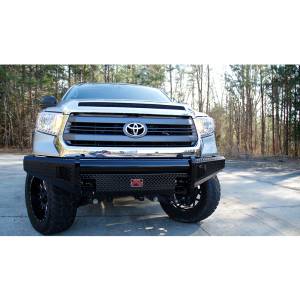 Fab Fours - Fab Fours TT14-K2861-1 Black Steel Front Bumper for Toyota Tundra 2014-2021 - Image 1