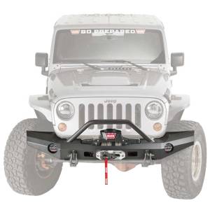 Warn - Warn 101465 Elite Series Front Bumper for Jeep Wrangler JK 2007-2018 - Image 3