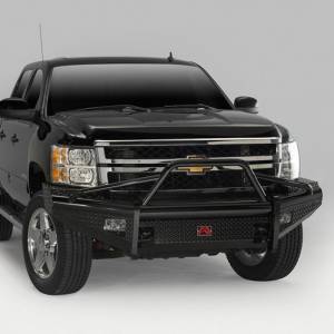 Fab Fours - Fab Fours CH05-S1362-1 Black Steel Front Bumper with Pre-Runner Guard for Chevy Silverado 2500HD/3500 2003-2006 - Image 2