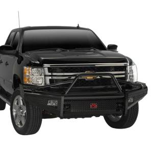 Fab Fours CH11-S2762-1 Black Steel Front Bumper with Pre-Runner Guard for Chevy Silverado 2500HD/3500 2011-2014
