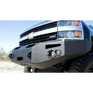 Front Winch Bumper - Chevy - Fab Fours - Fab Fours CH14-A3051-1 Premium Winch Front Bumper for Chevy Silverado 2500HD/3500 2015-2019