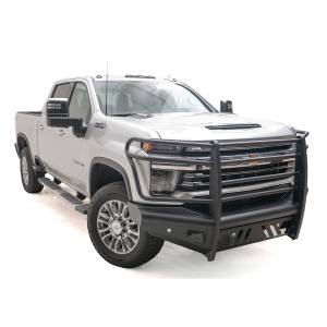 Fab Fours - Fab Fours CH20-Q4960-1 Black Steel Elite Smooth Front Bumper with Grille Guard for Chevy Silverado 2500HD/3500 2020-2023 - Image 2