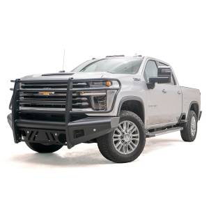 Fab Fours - Fab Fours CH20-Q4960-1 Black Steel Elite Smooth Front Bumper with Grille Guard for Chevy Silverado 2500HD/3500 2020-2022 - Image 3