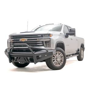Fab Fours - Fab Fours CH20-Q4961-1 Black Steel Elite Smooth Front Bumper for Chevy Silverado 2500HD/3500 2020-2023 - Image 2