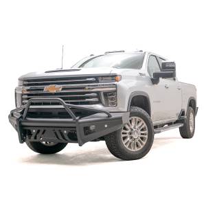 Fab Fours - Fab Fours CH20-Q4962-1 Black Steel Elite Smooth Front Bumper with Pre-Runner Guard for Chevy Silverado 2500HD/3500 2020-2023 - Image 3