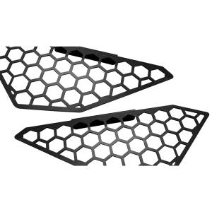 Fab Fours - Fab Fours M5450-1 Vengeance Side Light Mesh Insert Cover for Chevy Silverado 2500HD/3500 2020 - Pair
