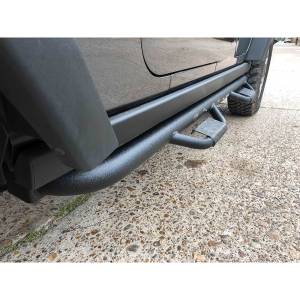 Tough Country - Tough Country JKSB Deluxe 4-Door Cab Length Step Bar for Jeep Wrangler JK 2007-2018 - Image 5