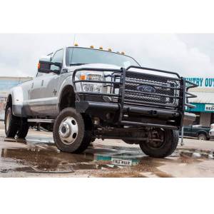 Tough Country - Tough Country TFR0500FLRESM-GLOSS Traditional Front Bumper for Ford F250/F350/Excursion 2005-2007 - Image 4