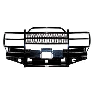 All Bumpers - Tough Country - Tough Country TFR1034DLRESMW-GLOSS Traditional Winch Front Bumper for Dodge Ram 2500/3500 2010-2019