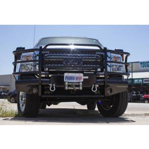 Tough Country - Tough Country TFR2011FLRESMW-GLOSS Traditional Winch Front Bumper for Ford F250/F350 2011-2016 - Image 3