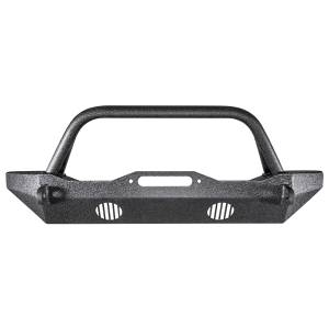 Jeep Bumpers - Body Armor - Body Armor JK-19532 Mid-Stubby Winch Front Bumper for Jeep Wrangler JK 2007-2018
