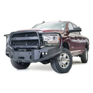 Fab Fours - Fab Fours DR19-A4450-1 Premium Front Bumper with Full Grill Guard for Dodge Ram 2500/3500 2019-2023 New Body Style - Image 2