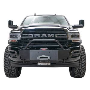 Exterior Accessories - Winch Mount | Hidden Winch Bumpers - Fab Fours - Fab Fours DR19-N4460-1 Large Frame Winch Mount for Dodge Ram 2500/3500 2019-2021