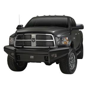 Fab Fours DR19-Q4461-1 Black Steel Elite Front Bumper with No Guard for Dodge Ram 2500/3500 2019-2023 New Body Style