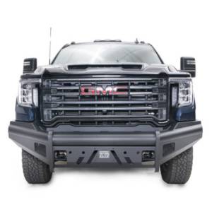 Fab Fours - Fab Fours GM20-Q5061-1 Black Steel Elite Front Bumper with No Guard for GMC Sierra 2500HD/3500 2020-2022 - Image 3