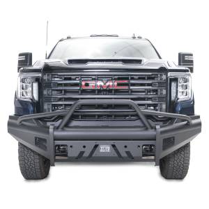 Fab Fours - Fab Fours GM20-Q5062-1 Black Steel Elite Front Bumper with Pre-Runner Guard for GMC Sierra 2500HD/3500 2020-2022 - Image 3