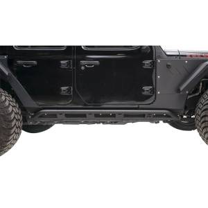 Fab Fours - Fab Fours JL18-G1750-1 Tube Rock Sliders for Jeep Wrangler JL 2018-2021 - Image 1