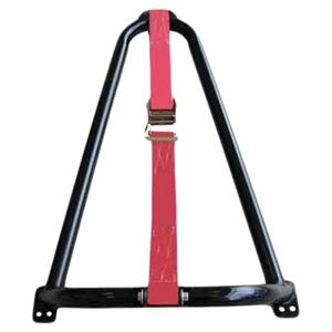 N-Fab BM1TCRD Bed Mounted Tire Carrier with Red Strap