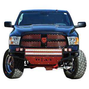 All Bumpers - N-Fab - N-Fab D092LRSP RSP Pre-Runner Front Bumper for Dodge Ram 1500 2009-2020 - Gloss Black