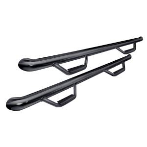 N-Fab - N-Fab G1566QC Cab Length Nerf Bars for Chevy Colorado and GMC Canyon Extended Cab 2015-2019 - Gloss Black - Image 1