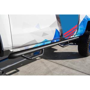 N-Fab - N-Fab G1566QC Cab Length Nerf Bars for Chevy Colorado and GMC Canyon Extended Cab 2015-2019 - Gloss Black - Image 3