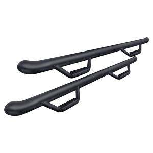 N-Fab - N-Fab G1566QC-TX Cab Length Nerf Bars for Chevy Colorado and GMC Canyon Extended Cab 2015-2019 - Textured Black - Image 1
