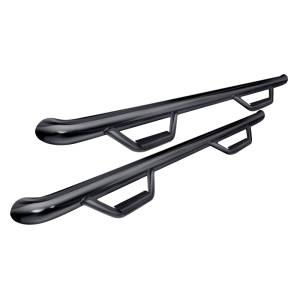 N-Fab - N-Fab T0777QC-TX Cab Length Nerf Bars for Toyota Tundra Double Cab 2007-2021 - Textured Black - Image 1