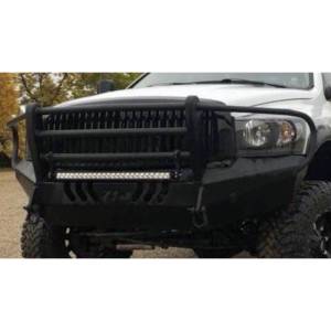 Throttle Down Kustoms - Throttle Down Kustoms BGRIL0305D Front Bumper with Grille Guard for Dodge Ram 1500/2500/3500 2003-2005 - Image 2